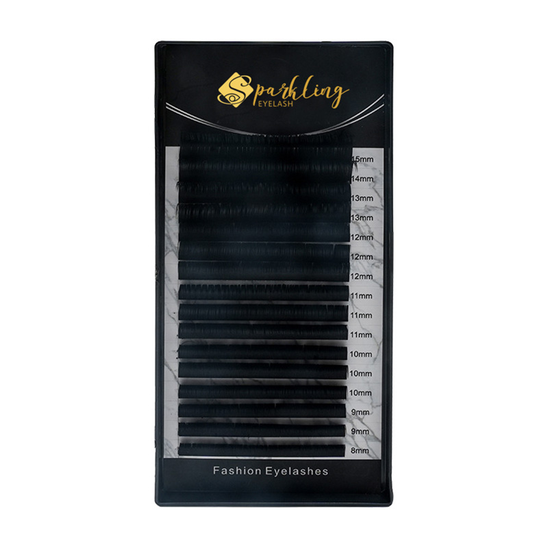 0.05 D Curl Mat Siyah Hacim Kirpikleri Uzatma