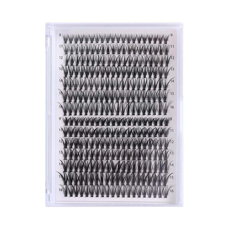 Sparkling Eyelashes' 30D 40D 9-18mm Cluster Lashes Karışık Tepsi ile Kusursuz Kirpik Uzatmalarına Sahip Olun