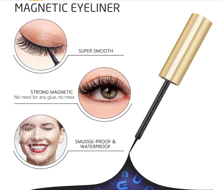 Manyetik Eyeliner ve Kirpik Kiti ile Zahmetsizce Güzel Kirpiklere Sahip Olun