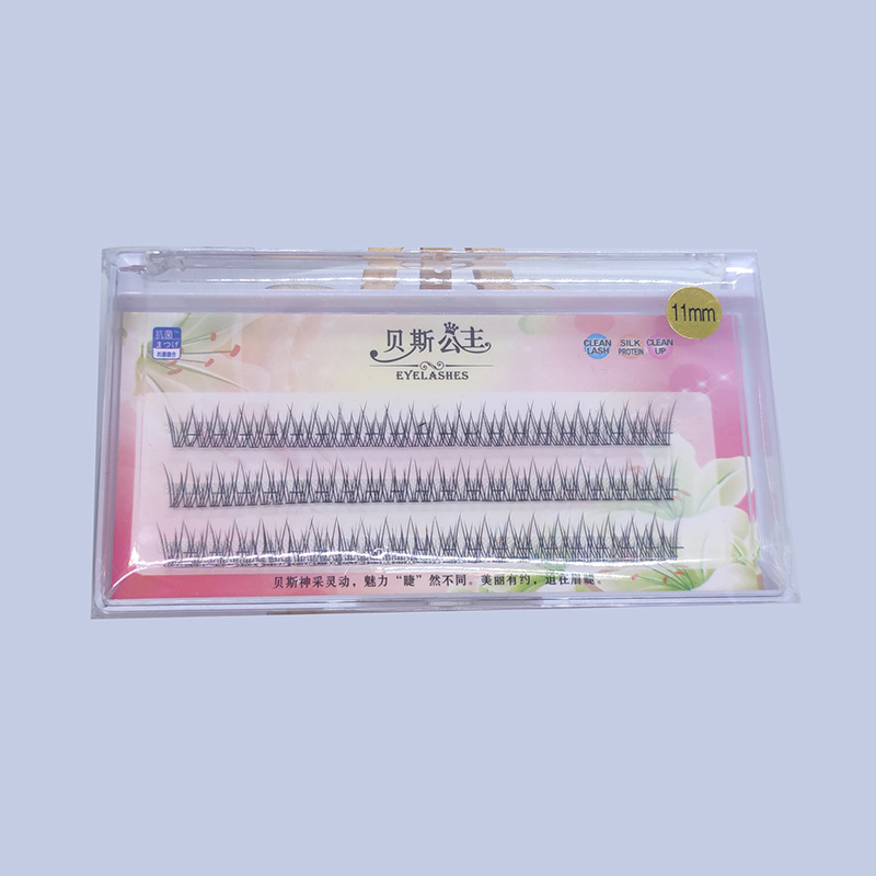 DIY Kirpik Uzantıları Bireysel balık kuyruğu Küme Kirpikleri 10mm