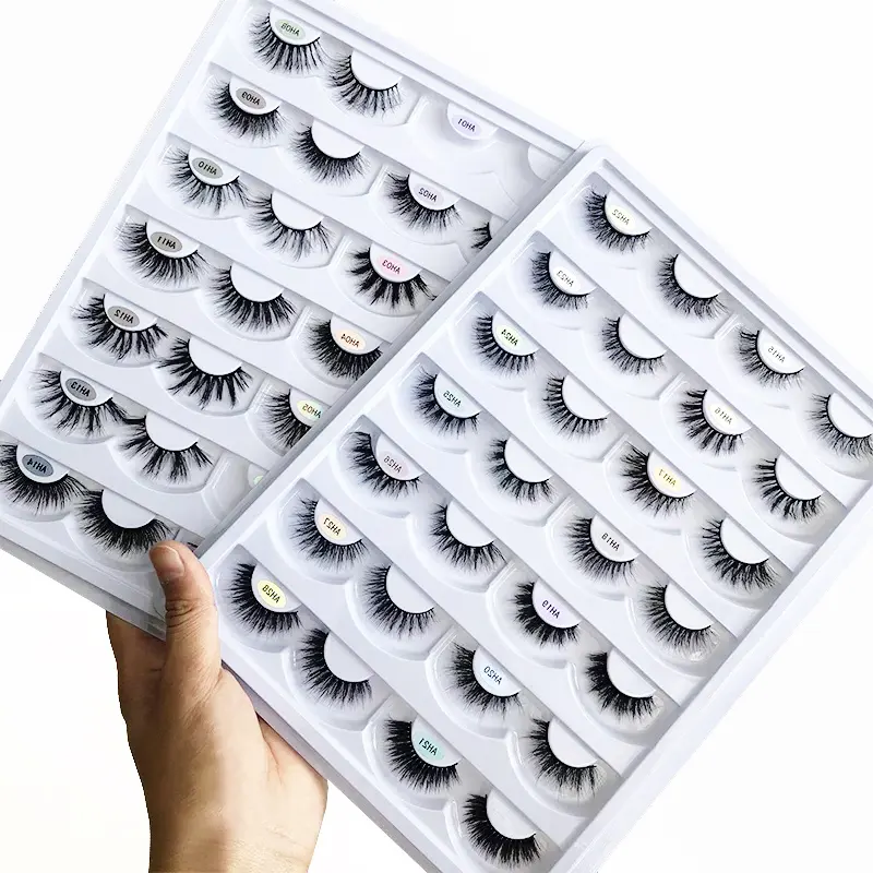 Sahte Vegan 3D Fiber Kirpikler Cruelty Free